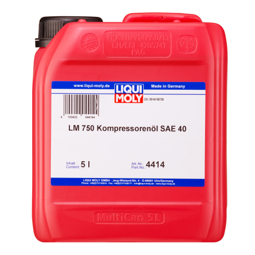 Синтетическое компрессорное масло LM 750 Kompressorenoil 40 - 5 л