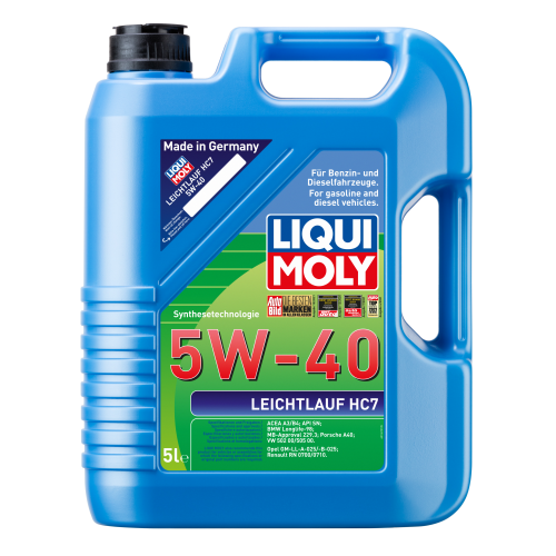 НС-синтетическое моторное масло Leichtlauf HC 7 5W-40 - 5 л