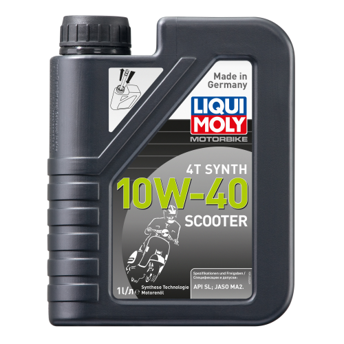 НС-синтетическое моторное масло для скутеров Motorbike 4T Synth Scooter 10W-40 - 1 л
