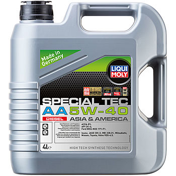 НС-синтетическое моторное масло Special Tec AA  Diesel 5W-40 - 4 л