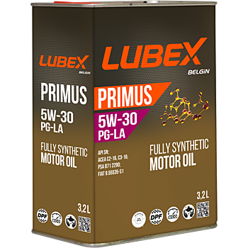 Синтетическое моторное масло PRIMUS PG-LA 5W-30 - 3.2 л