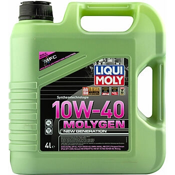 НС-синтетическое моторное масло Molygen New Generation 10W-40 - 4 л